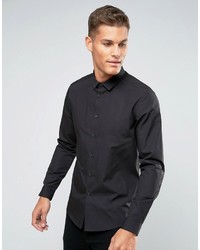 Asos Regular Fit Shirt In Black