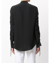 Versace Ruched Sleeve Shirt