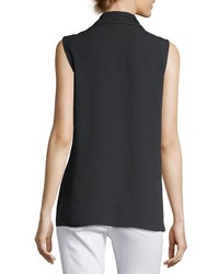 Vince Camuto Sleeveless Wrap Front Shirt
