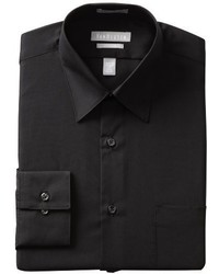 Van Heusen Poplin Fitted Solid Point Collar Dress Shirt