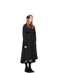 Simone Rocha Black Frock Shirt Dress
