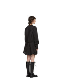 Ann Demeulemeester Black Shirt Dress