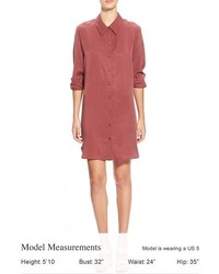 WAYF Button Front Shirtdress