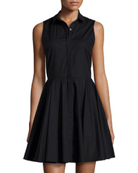 F.T.B by Fade to Blue Fit And Flare Shirtdress Black