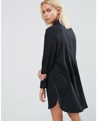 French Connection Sammy Shirt Dress In Black