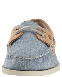 Sperry Ao 2 Eye Linen Moccasin Shoes