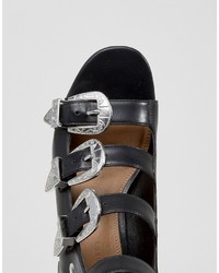 Asos Over Time Western Heeled Shoes