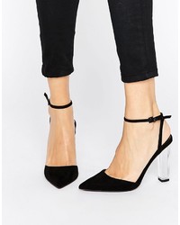 Asos Paolo Pointed Clear Heels