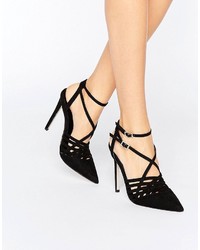 Asos Peppin Caged Pointed Heels