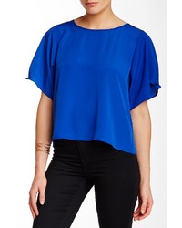 1 STATE 1state Tie Sleeve Slit Back Blouse