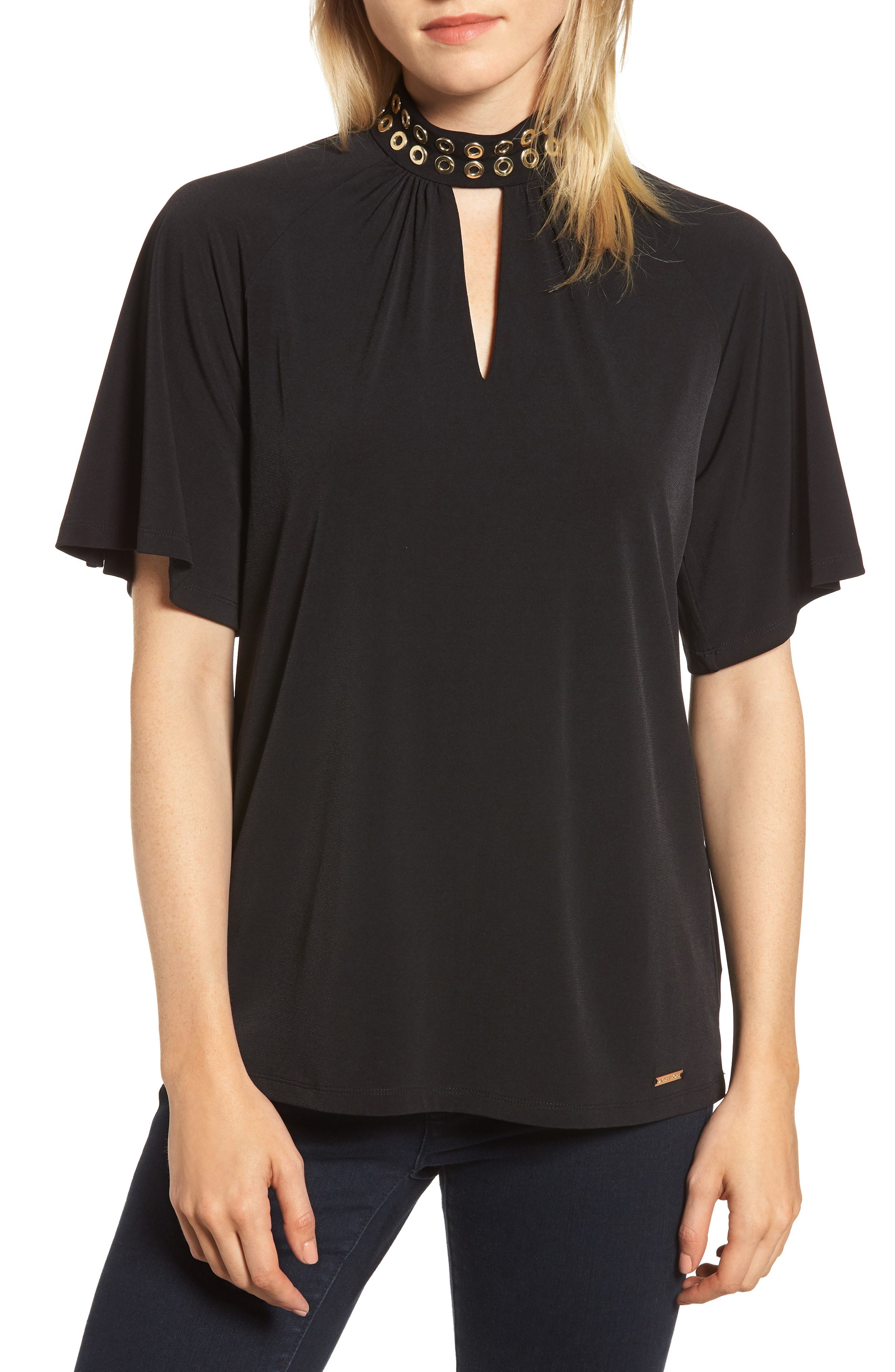 michael kors grommet top