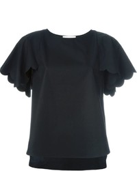 See by Chloe See By Chlo Scalloped Sleeve Blouse