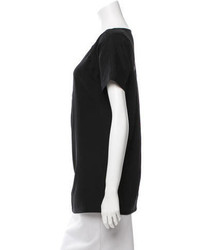 Diane von Furstenberg Short Sleeve Silk Blouse