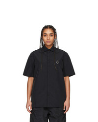 A-Cold-Wall* Black Rhombus Badge Short Sleeve Shirt