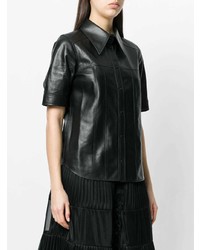N°21 N21 Structured Leather Shirt