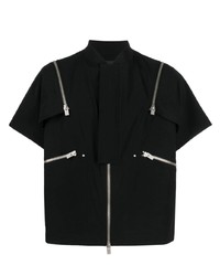 Heliot Emil Anophyte Detachable Sleeve Boxy Shirt