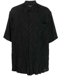 Balenciaga Bb Monogram Minimal Short Sleeve Shirt