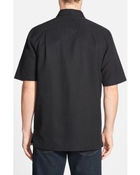 Nat Nast Beckman Regular Fit Short Sleeve Silk Cotton Sport Shirt