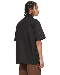 Jil Sander Black Boxy Fit Shirt