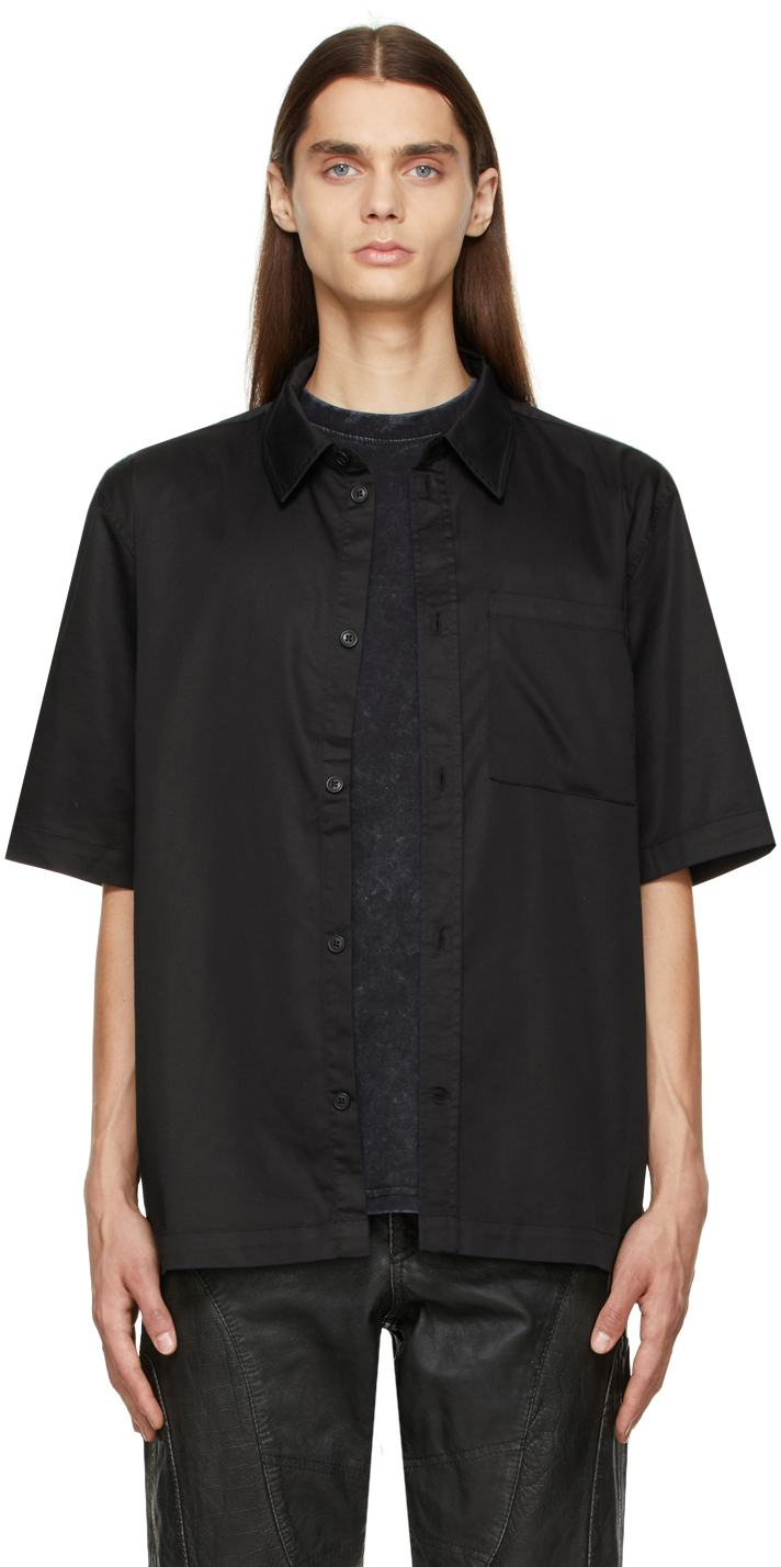 Han Kjobenhavn Black Boxy Shirt, $0 | SSENSE | Lookastic