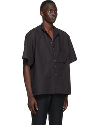 Spencer Badu Black Cargo Camp Shirt