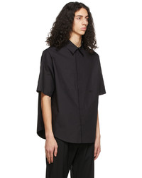 424 Black Classic Oxford Shirt
