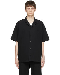 Rito Structure Black Cotton Shirt