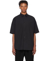 N. Hoolywood Black Cotton Shirt