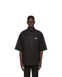 Balenciaga Black Crew Short Sleeve Shirt