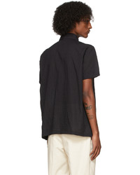 Factor's Black Dobby Short Sleeve Shirt