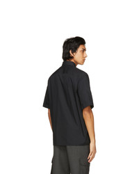 Neil Barrett Black Hybrid Vintage Short Sleeve Shirt