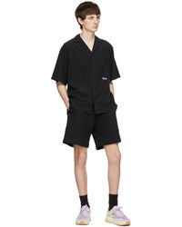 MSGM Black Lyocell Shirt