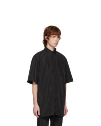 Ottolinger Black Oversize Satin Shirt