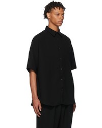 N. Hoolywood Black Polyester Shirt
