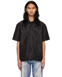 Our Legacy Black Recycled Polyester Shirt