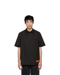 Heron Preston Black Style Short Sleeve Shirt