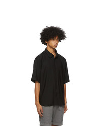 AMI Alexandre Mattiussi Black Summer Fit Short Sleeve Shirt