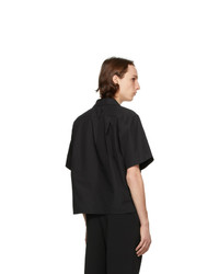 Recto Black Wide Short Sleeve Shirt