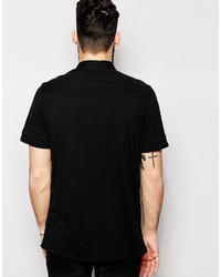Asos Brand Jersey Shirt In Short Sleeve