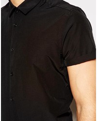Asos Brand Smart Shirt With Short Sleeve