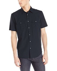 Calvin Klein Short Sleeve Tencel Button Down Shirt