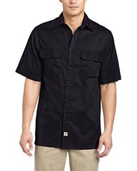 Carhartt Twill Short Sleeve Work Shirt Button Front
