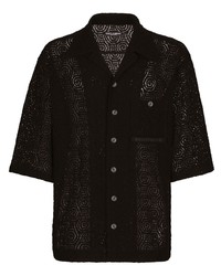 Dolce & Gabbana Cordonetto Lace Hawaiian Shirt