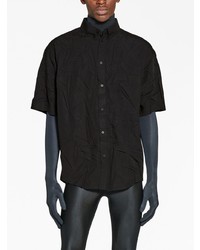 Balenciaga Crinkled Short Sleeve Shirt