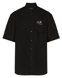 Song For The Mute Flower Pin Short Sleeve Shirt