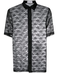 Han Kjobenhavn Han Kjbenhavn Short Sleeve Lace Shirt