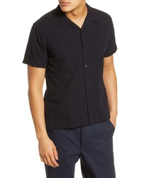 Oliver Spencer Havana Slim Fit Short Sleeve Button Up Camp Shirt