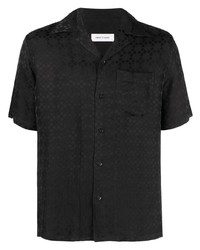 Ernest W. Baker Jacquard Pattern Short Sleeve Shirt