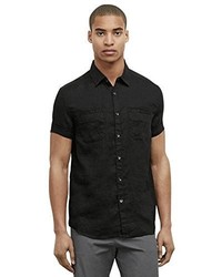 Kenneth Cole New York Kenneth Cole Short Sleeve Solid Linen