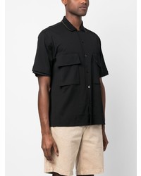 Sacai Layered Detail Short Sleeved Shirt